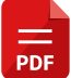 PDF icon | Major file format vector icon illustration  ( color version )
